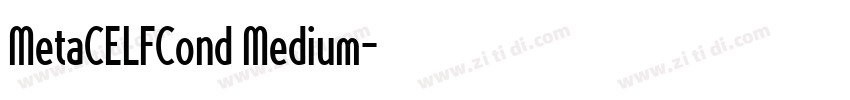 MetaCELFCond Medium字体转换